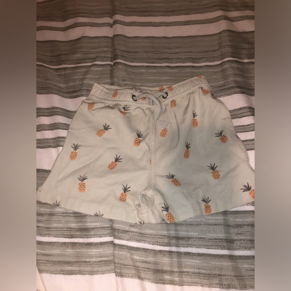 Rylee + Cru Palm Tree Print Swim Trunks - Sz 18-24m